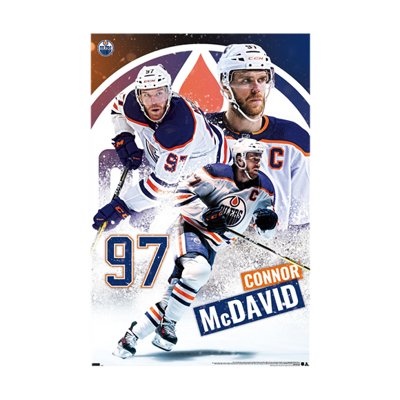 NHL Edmonton Oilers : Connor McDavid  Wall Poster - 22