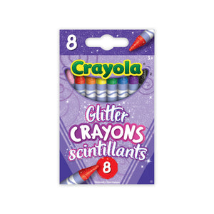 Crayola Glitter Crayons 8 Count