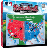 MLB - League Map 500 Piece Puzzle