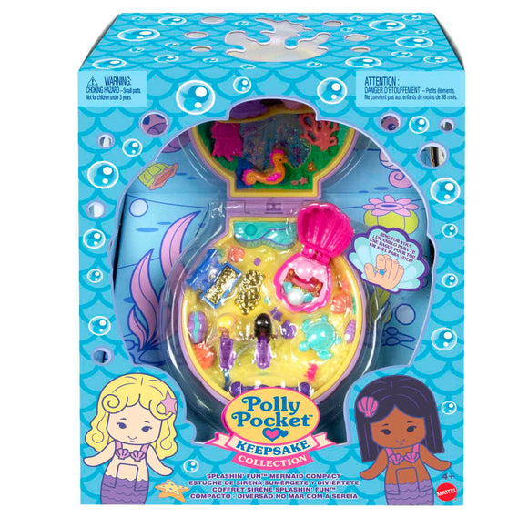 RETRO Polly Pocket Keepsake Collection Mermaid Dreams Compact