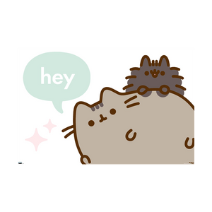 Pusheen Wall Poster - Hey