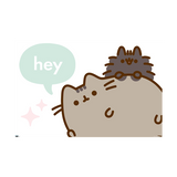 Pusheen Wall Poster - Hey