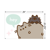 Pusheen Wall Poster - Hey