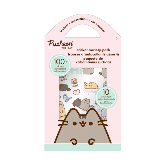 Pusheen Sticker Variety Pack - 100+ Stickers