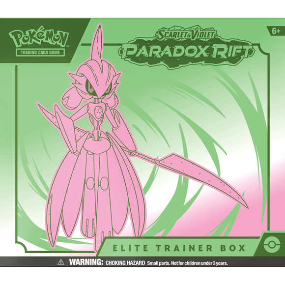Pokémon TCG: Scarlet & Violet-Paradox Rift Elite Trainer Box Iron Valiant Edition