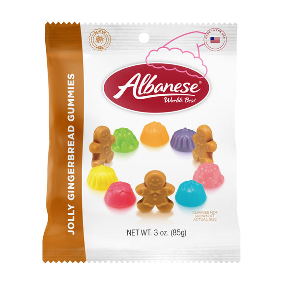 Albanese : World's Best Jolly Gingerbread 3oz [BB 01/11/27]