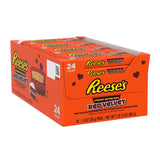 Reese's Milk Chocolate and Red Velvet Flavored Creme Peanut Butter Cups, Valentine's Candy Packs, 1.4 oz [BB 10/2026]