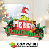 Brickcraft : How The Grinch Stole Christmas - Merry Grinchmas Sign