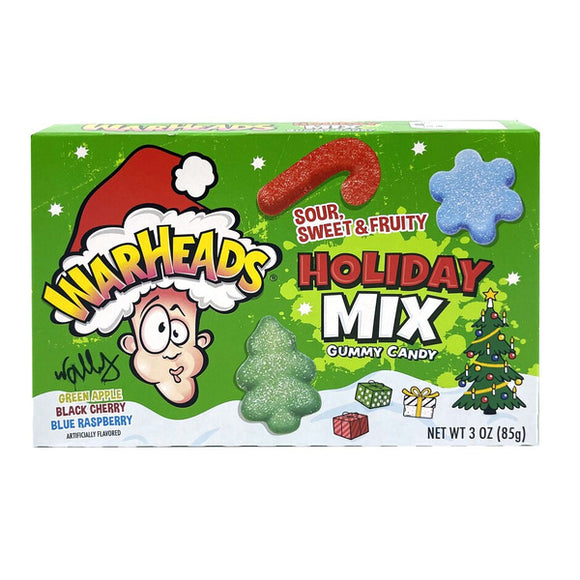 Warheads Sour Holiday Mix Gummies - 3oz [BB 06/1/27]