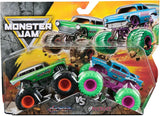 Monster Jam, 1:64 Scale Die-Cast Monster Trucks 2-Pack (Assorted)