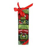 The Grinch : - 7 Days of Socks 7 Pack Crew Socks Grinch Boxed
