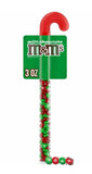 (USA) M&M'S Milk Chocolate Christmas Candy Cane Tube 3oz.