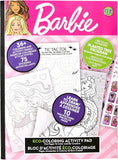 BARBIE : ECO COLORING PAD 10.75" x 8.27" 36 PAGES (250+ Bonus Stickers)