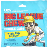 Big League Chew : Triple Play Tropical Bubble Gum [BB 08/12/2028]