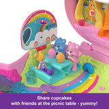 Polly Pocket X Care Bears - Dolls & Playset With Toy Car And Themed Accessories