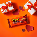 Reese's Milk Chocolate and Red Velvet Flavored Creme Peanut Butter Cups, Valentine's Candy Packs, 1.4 oz [BB 10/2026]