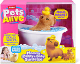 Zuru : Pets Alive Mommy Capybara and Baby Surprise with Magnetic Ducky
