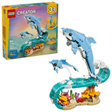 Lego : Creator 3-in-1 Sea Animals: Beautiful Dolphins