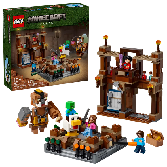 Lego : A Minecraft Movie - Woodland Mansion Fighting Ring