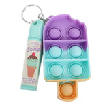 Taste Beauty : Ice Cream Scoops - Travel Lip Balm & Pop It Keychain - Ice Cream Flavored