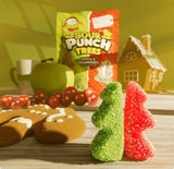 American Licorice : Sour Punch Trees Christmas Candy, 9oz Bag (USA Import) [BB 09/04/2027]