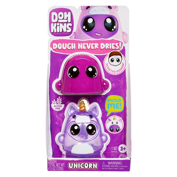 MGA : Dohkins - Unicorn Single Pack Character - Dough Never Dries