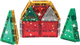 Crayola® : Holiday PIP-Tiles, Mini Magnetic Building Tiles with Glitter - 27 Pcs