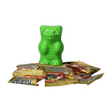 Haribo Goldbears : Christmas Gummy Candy Tin 4oz with 10 Mini Bags [BB 05/26]