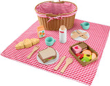 Fisher-Price : Wooden Picnic Basket & Food - Pretend Play Set For Preschool Kids, 31 Wood Pieces