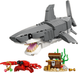 Lego : Creator 3-In-1 - Fierce Shark with a Treasure Chest