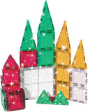 Crayola® : Holiday PIP-Tiles, Mini Magnetic Building Tiles with Glitter - 27 Pcs