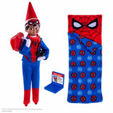 Elf On The Shelf : Marvel Spider-Man Elf Saves the Day Super Hero Sleep Set | Polar Props®