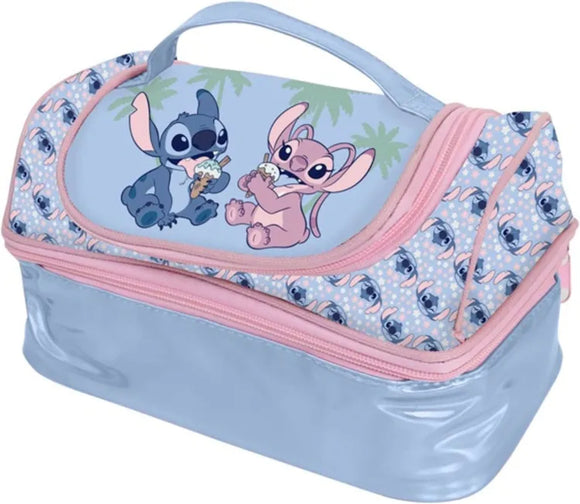 Danawares : Insulated Lunch Bag With Two Compartments - Disney's Stitch & Angel