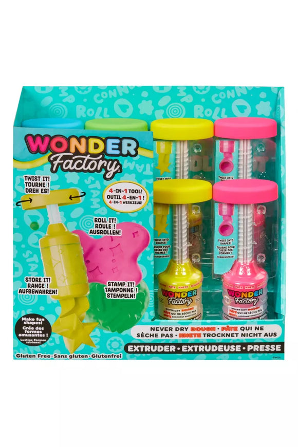 MGA : Wonder Factory - Never Dry Dough & Extruder Set