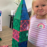 Crayola : Glitter Magnetic Building Tiles - 24 Pcs