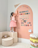 Cherrypick : JUMBO Magic Playwall - Arch Magnetic Wall Decal - Blush