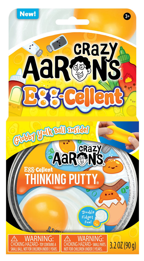 Crazy Aaron’s : Eggcellent Thinking Putty - With Globby Yolk Ball