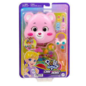 Polly Pocket X Care Bears - Dolls & Playset With Toy Car And Themed Accessories