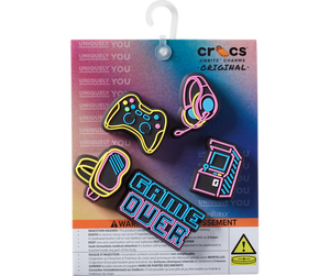 Crocs : Lights Up Neon Gamer 5 Pack Jibbitz™ Charms