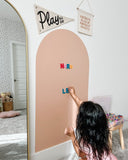 (PRE-ORDER) Cherrypick : Original Magic Playwall - Arch Magnetic Wall Decal for Kids - Blush