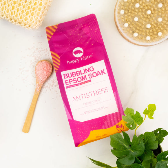 Happy Hippo : Anti-Stress - Bubbling Epsom Soak 600g