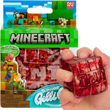 Minecraft x SlimyGloop Gelli Gels Glitter Series - Squishy Stress Cube (Assorted Styles)
