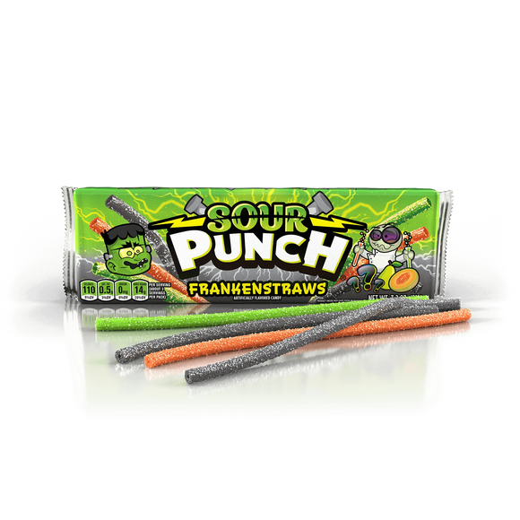 Sour Punch : Halloween  Frankenstraws - 3.2oz [BB 5/30/26]