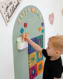 Cherrypick : Original Magic Playwall - Arch Magnetic Wall Decal for Kids - Sage Green