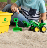 John Deere Sandbox Toy Set with Tractor, Bucket and Shovel