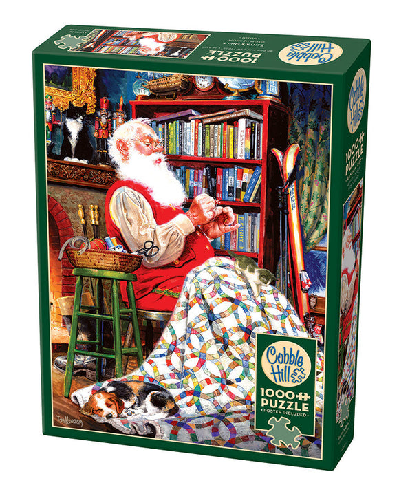Cobble Hill : Santa's Quilt | 1000 Piece Puzzle