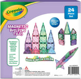 Crayola : Glitter Magnetic Building Tiles - 24 Pcs