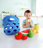 Hape : Toddler Fruit Basket - From 18 Months (8 Pieces)