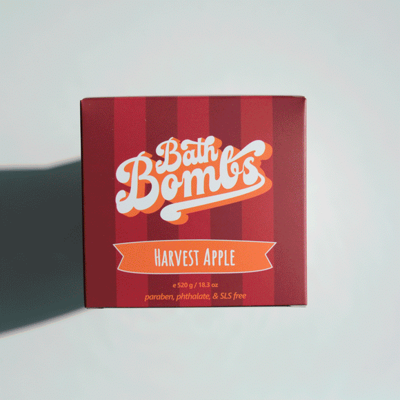 Happy Hippo : Harvest Apple Cube Bombs - 12 Pack 18.3 oz.