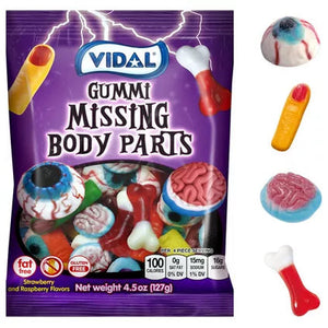 Halloween Gummi Body Parts 4.5oz [BBMAY 2026]